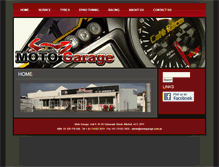 Tablet Screenshot of motogarage.com.au